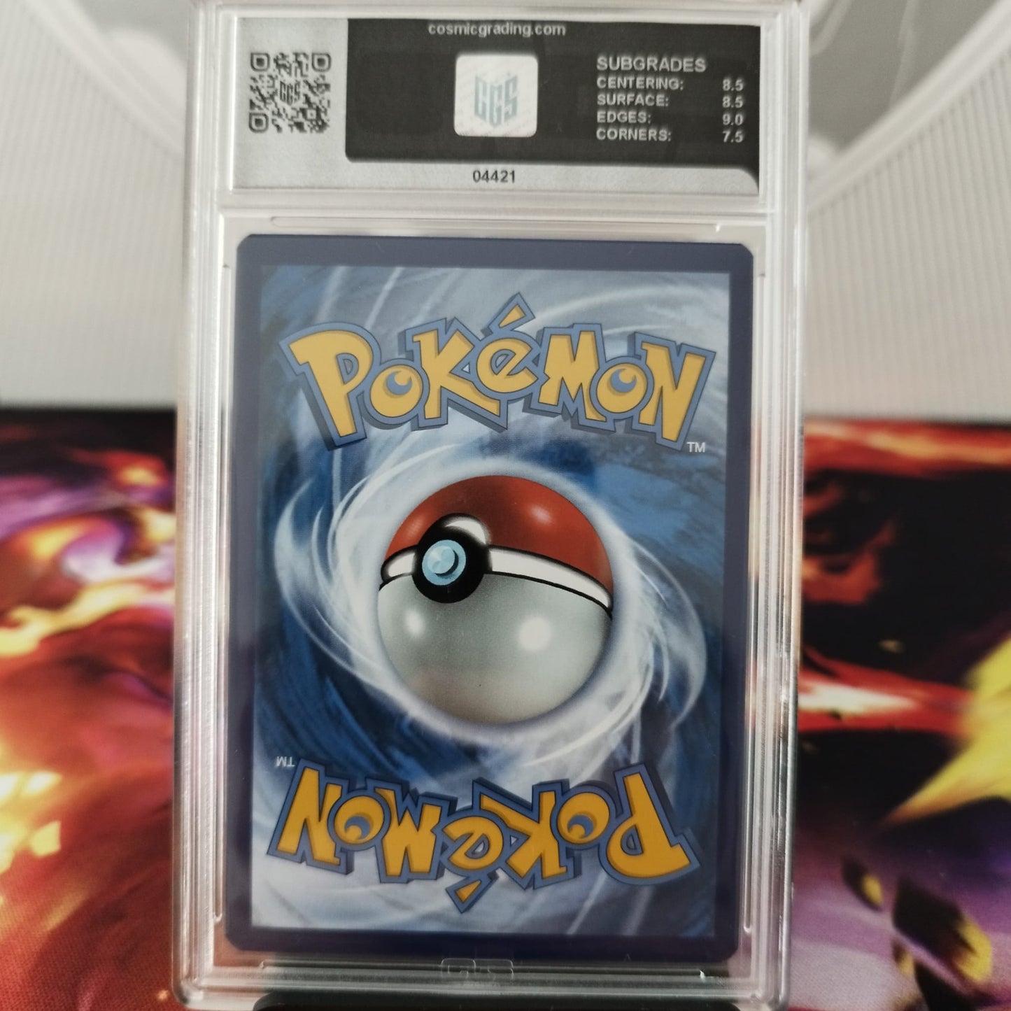 Graded Lucario Brilliant Stars Stamp 8.5